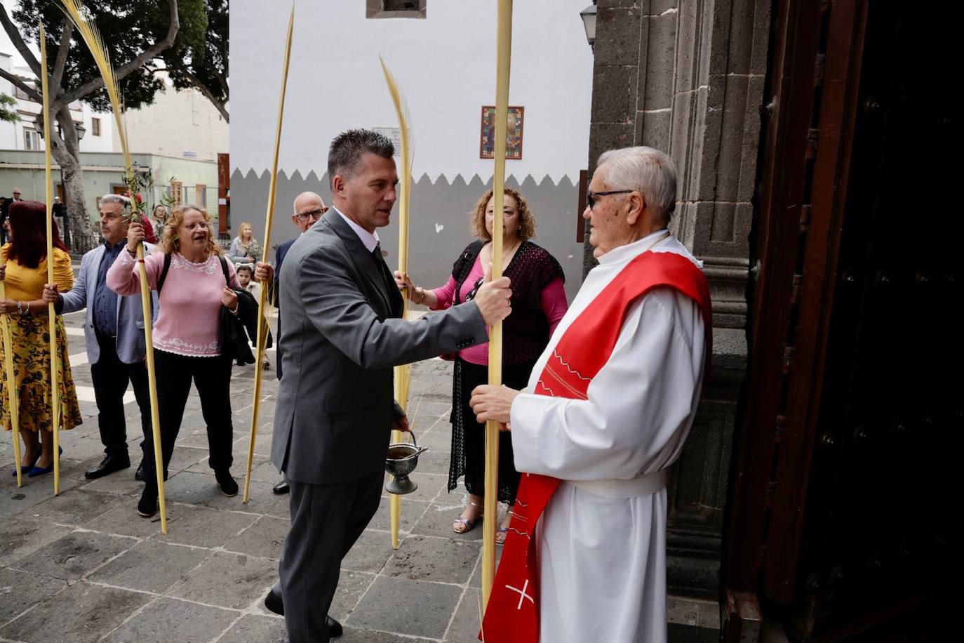 La procesión de La Burrita en la capital grancanaria, en imágenes