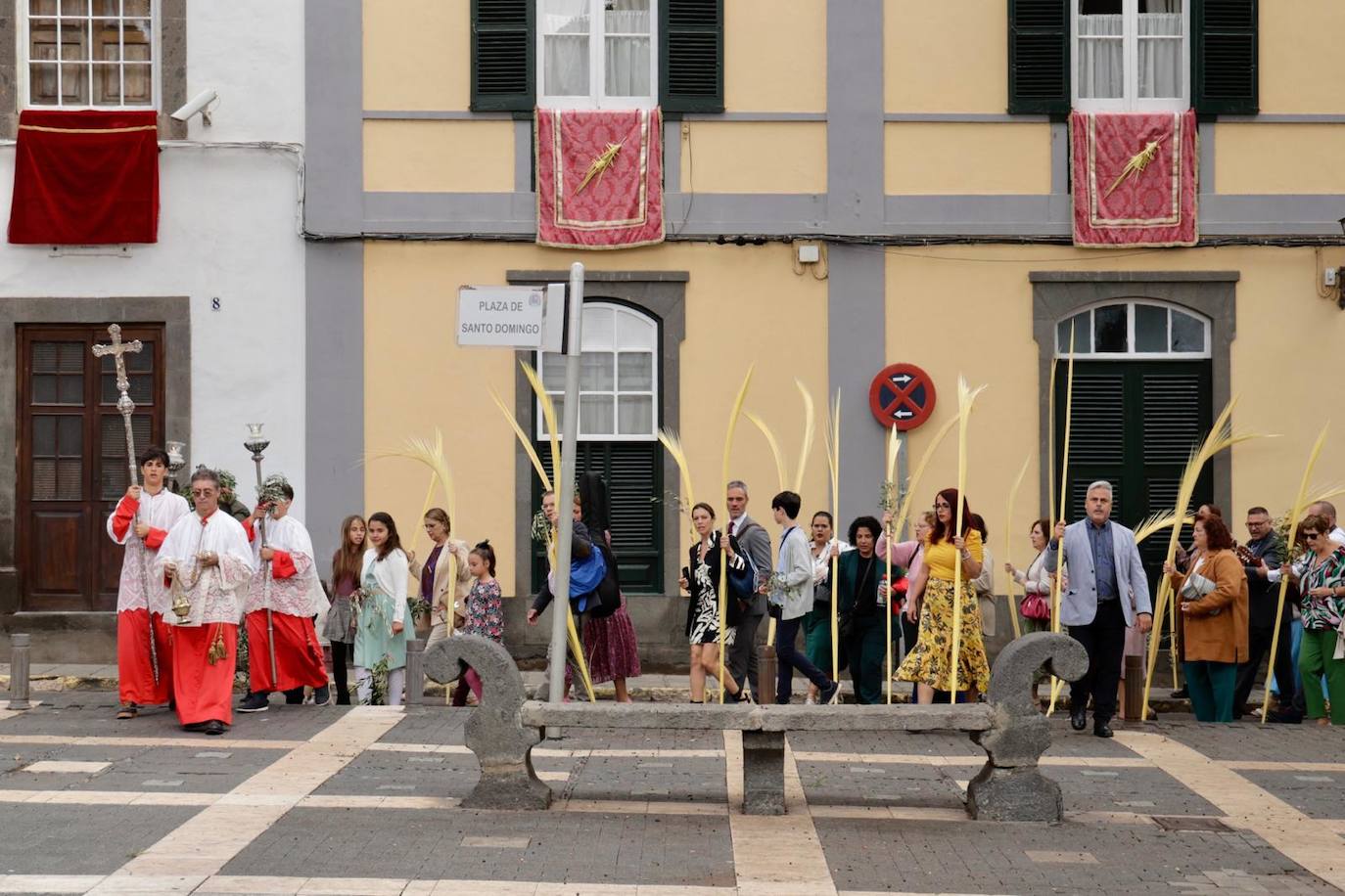 La procesión de La Burrita en la capital grancanaria, en imágenes