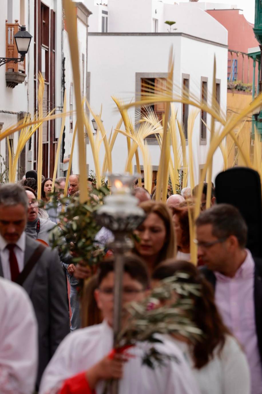 La procesión de La Burrita en la capital grancanaria, en imágenes