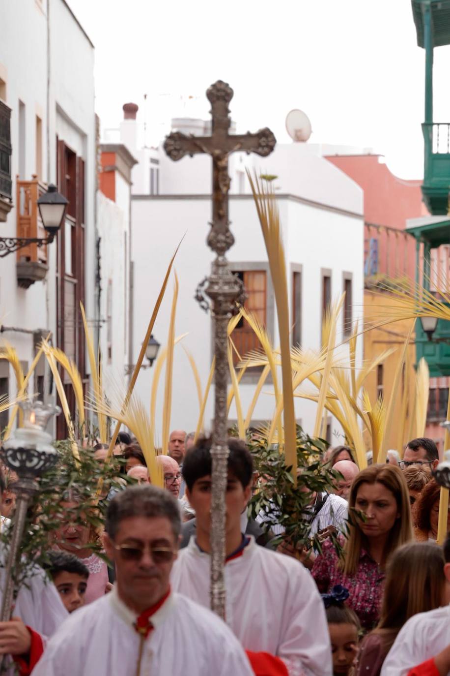 La procesión de La Burrita en la capital grancanaria, en imágenes