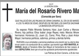 María del Rosario Rivero Mayor