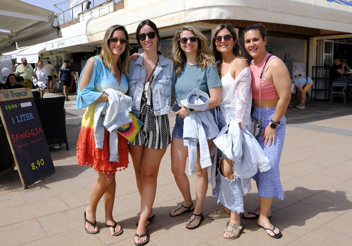 «Venimos huyendo del frío de la península, no hay mejor destino que Gran Canaria»