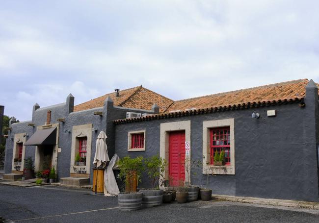 Entrada al restaurante Jardín Canario.