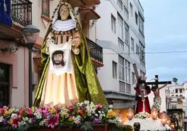 Imagen de la Procesión Magna de la ciudad de Luján Pérez del año pasado.