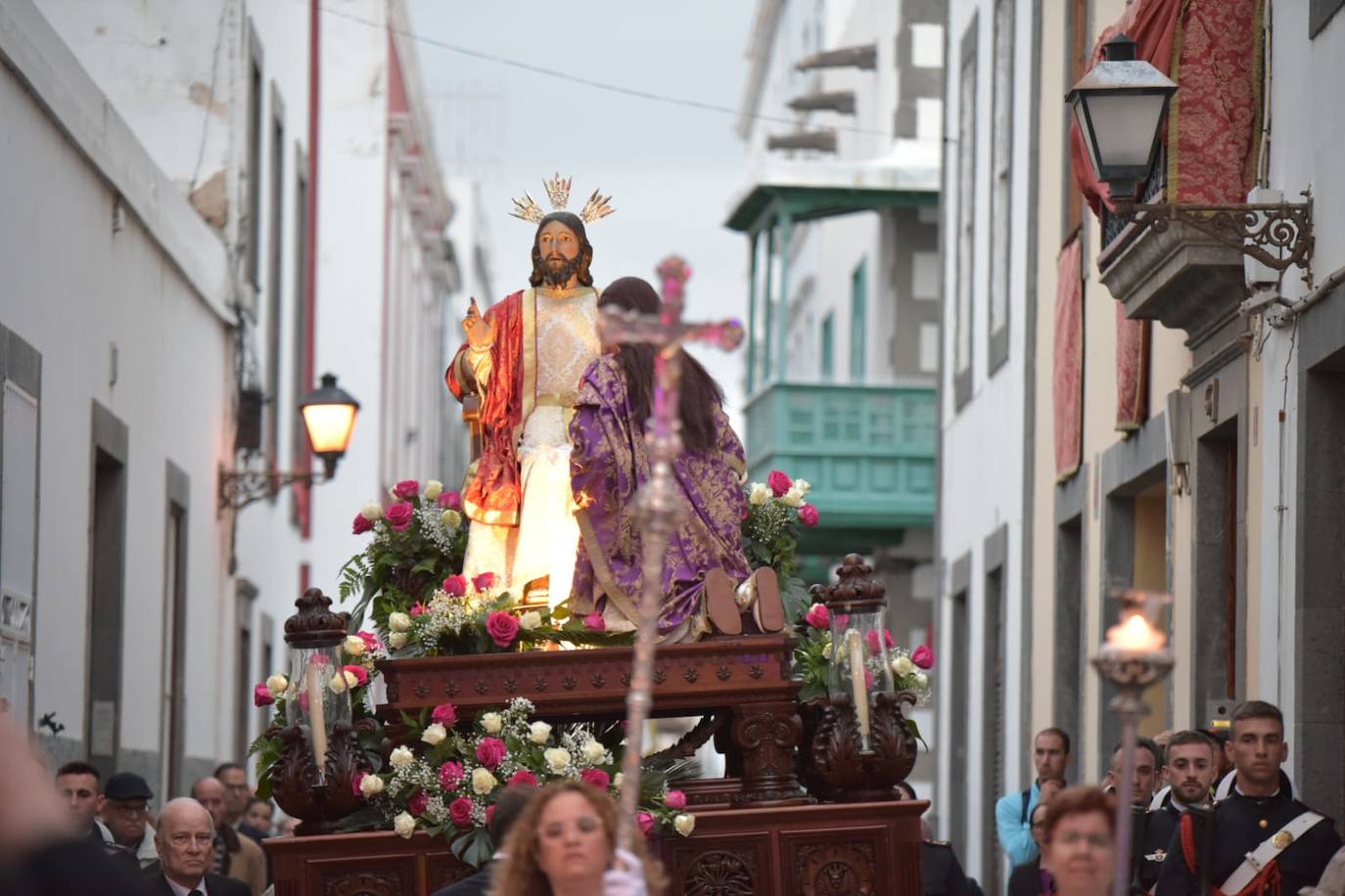 La procesión Magna Interparroquial, en imágenes