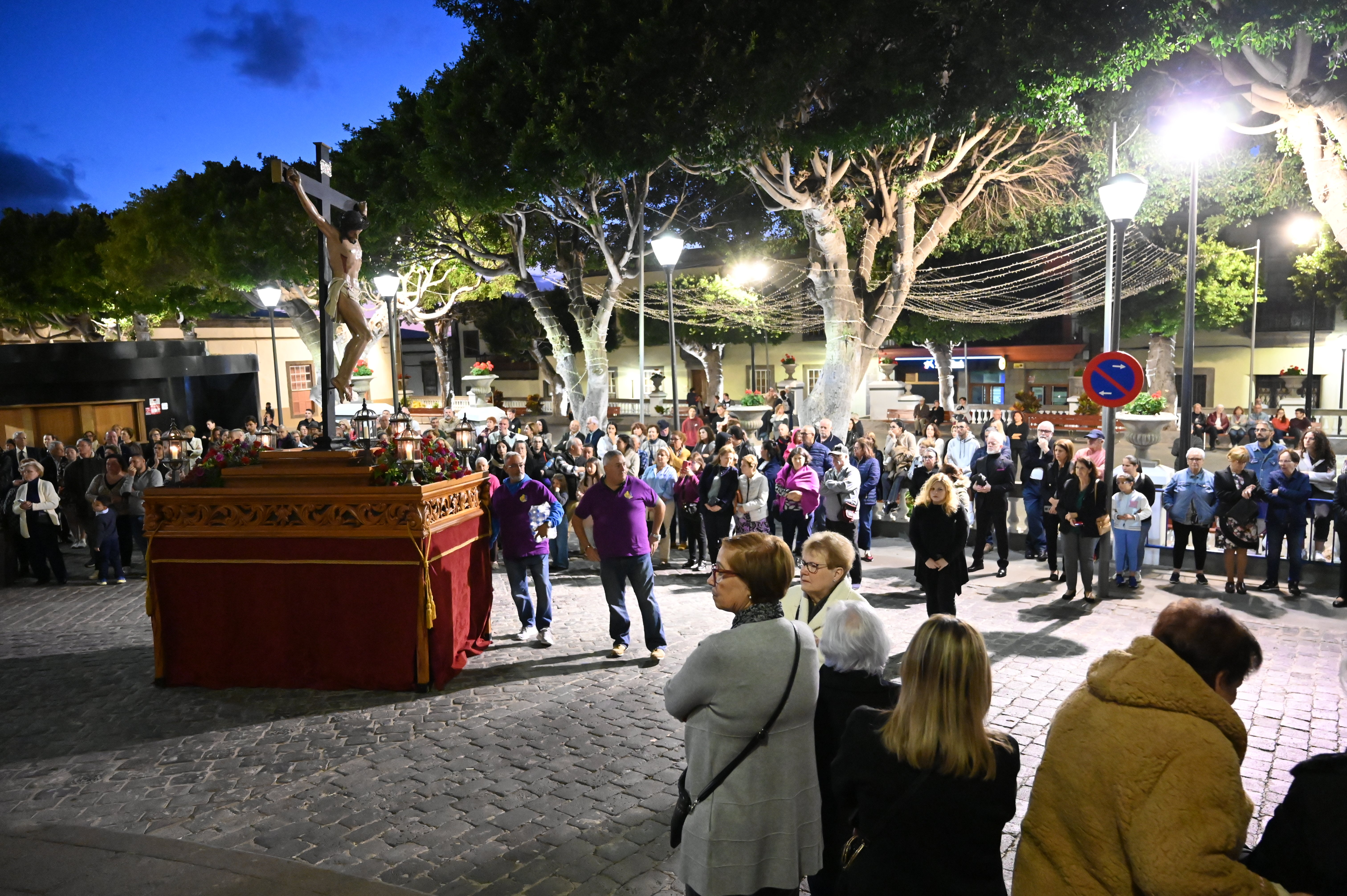 Procesión Magna del Viernes Santo en Santa María de Guía, en imágenes