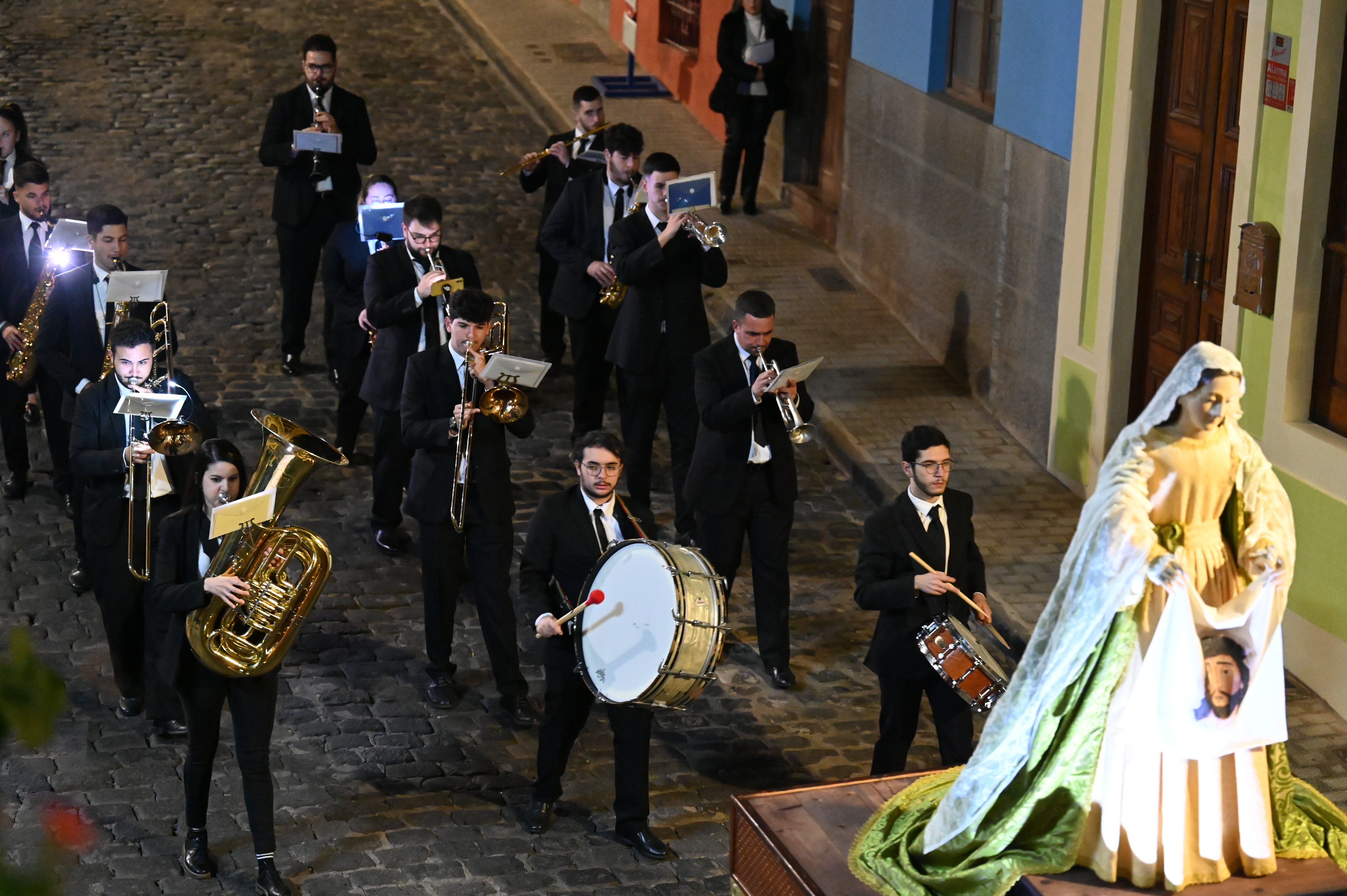 Procesión Magna del Viernes Santo en Santa María de Guía, en imágenes