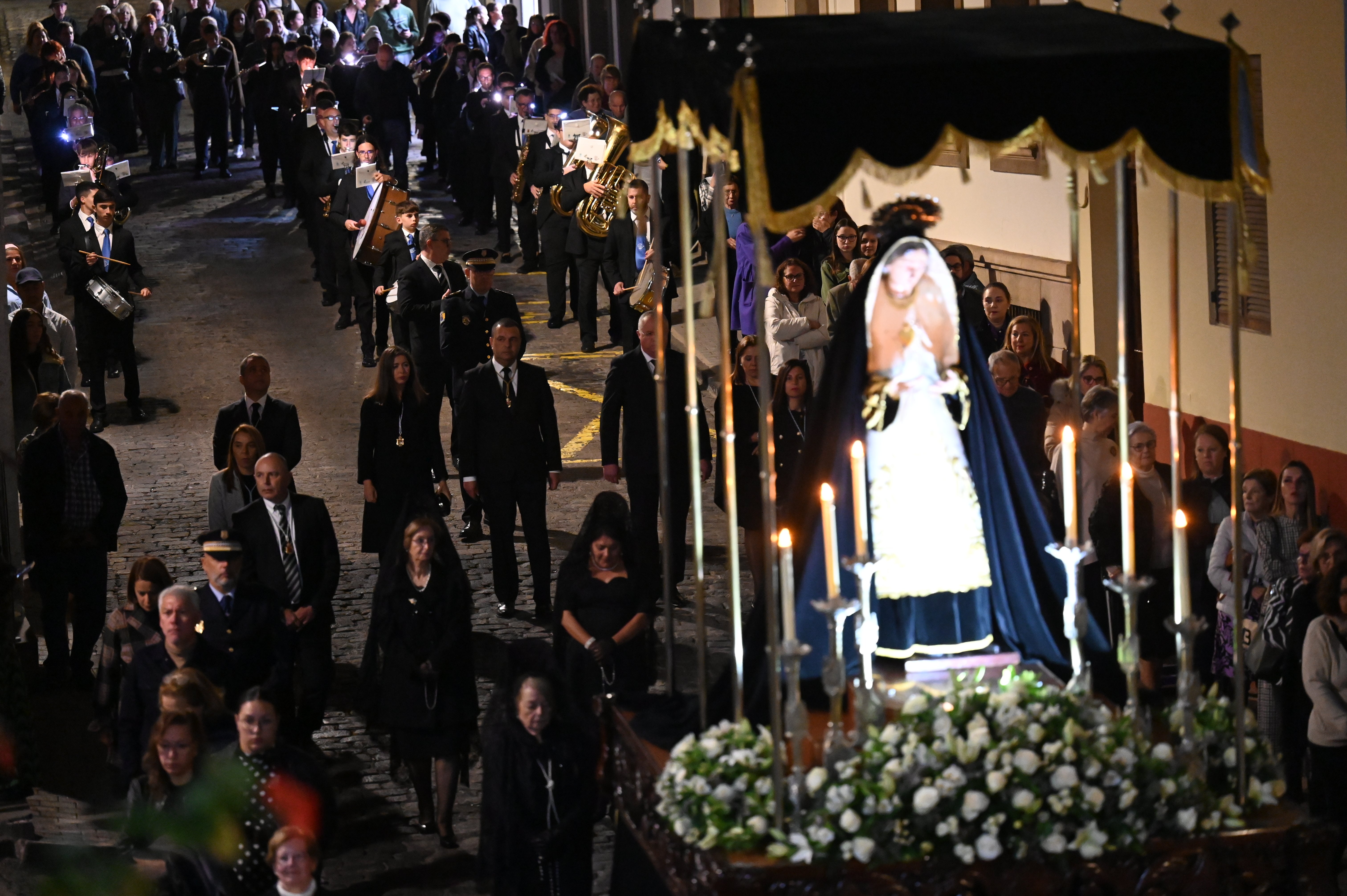 Procesión Magna del Viernes Santo en Santa María de Guía, en imágenes