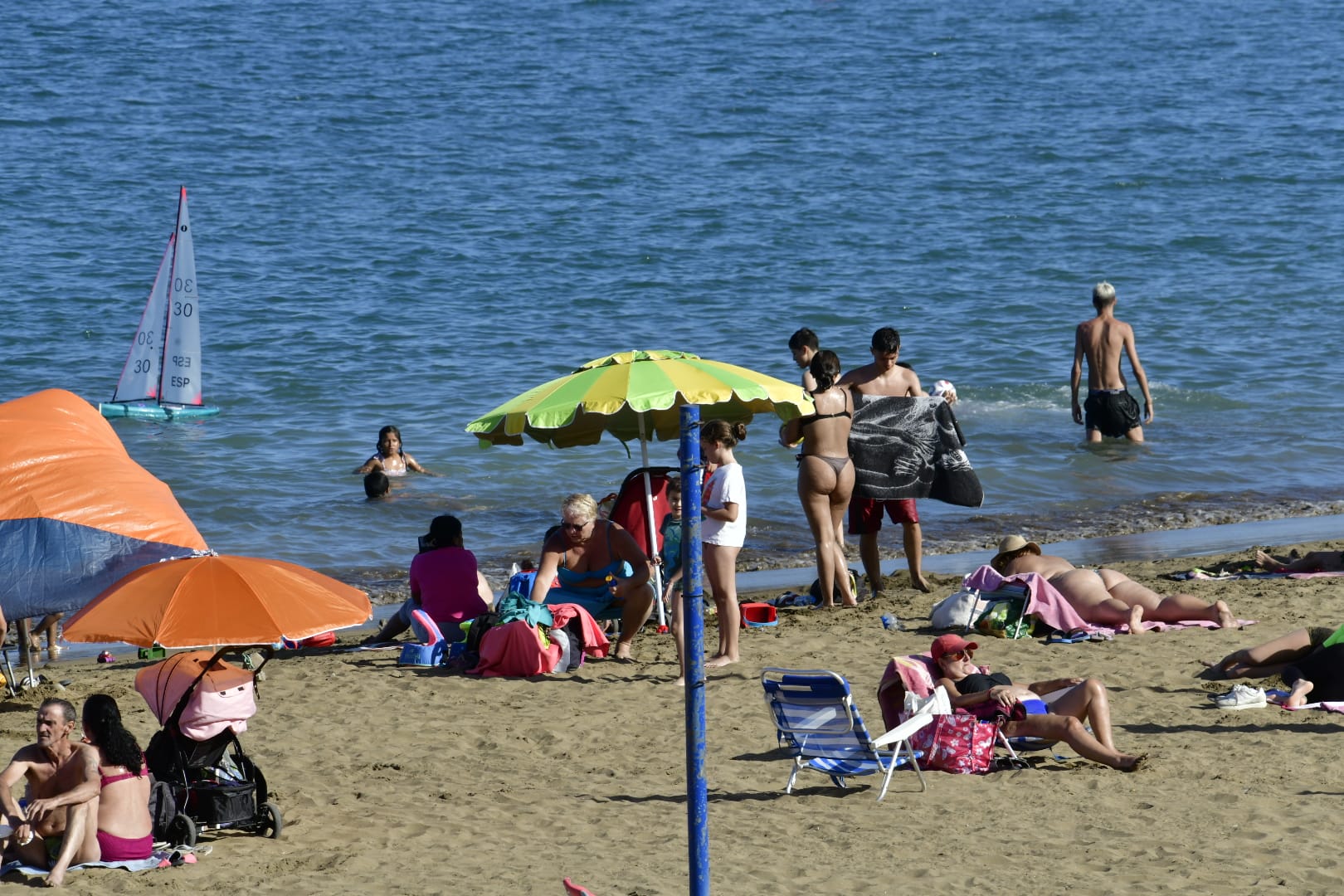 Las playas de Gran Canaria, a rebosar este fin de semana