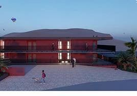 Recreación de cómo será el edificio.