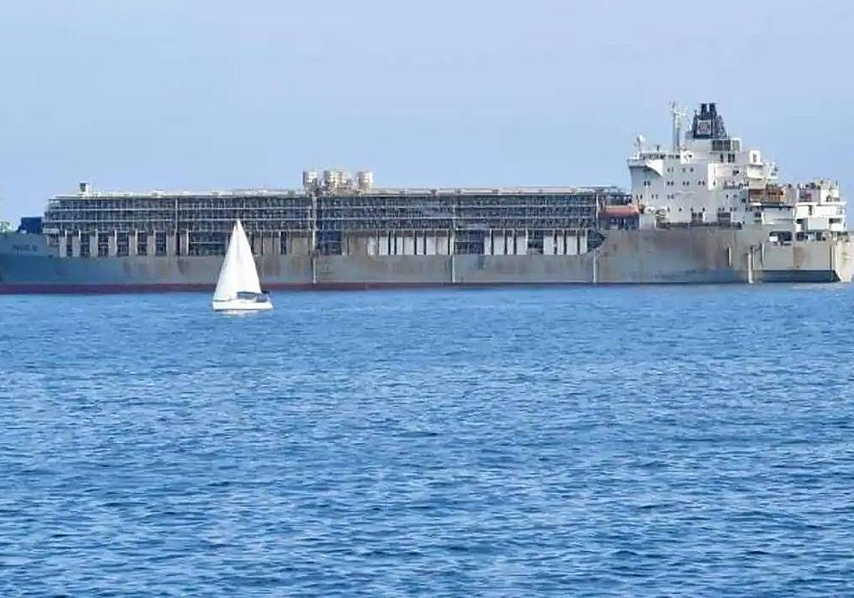 Imagen de archivo del buque Bader en Las Palmas de Gran Canaria.