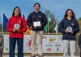 Así lució el podio.