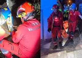 Rescatan a una senderista herida tras sufrir una caída en Valle Gran Rey