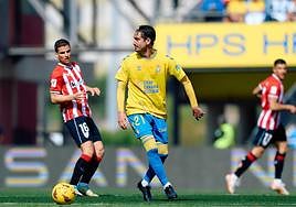 Campaña, en el Gran Canaria frente al Athletic.