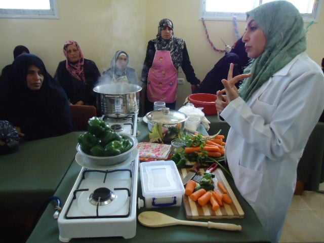Así era el centro social de Gaza cofinanciado por el Cabildo de Gran Canaria