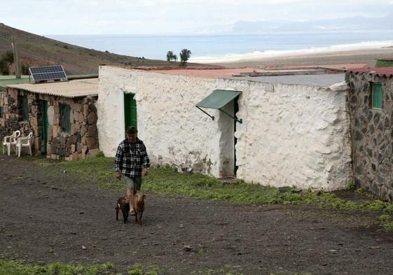 Viviendas de Cofete, en el municipio de Pájara.