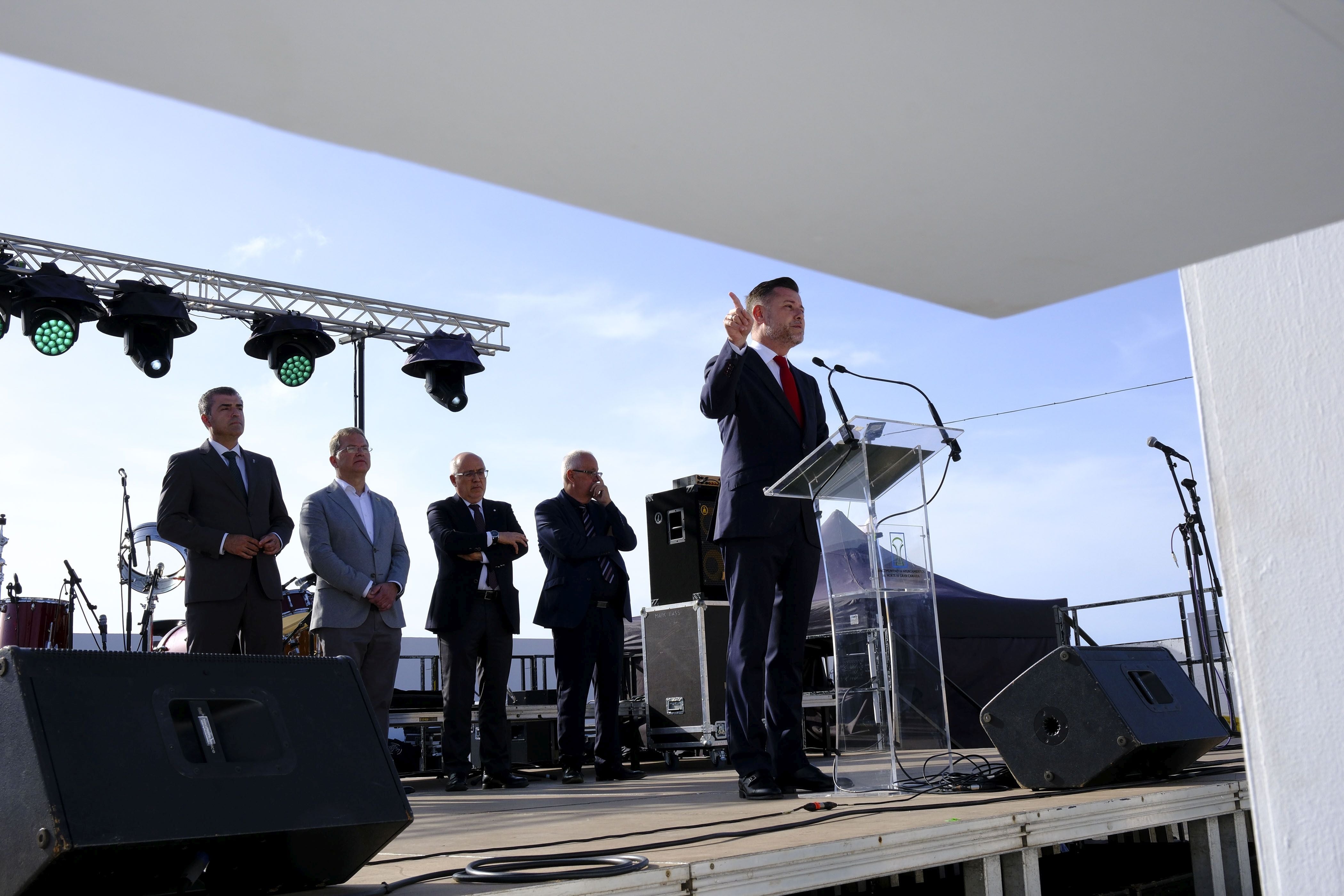 Inauguración de la feria Enorte en Gáldar