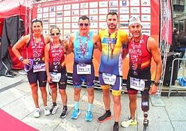 Viera de la Rosa (guía), Sonia Ramos, Alejandro Meneses, Carmelo Pérez y Lionel Morales.