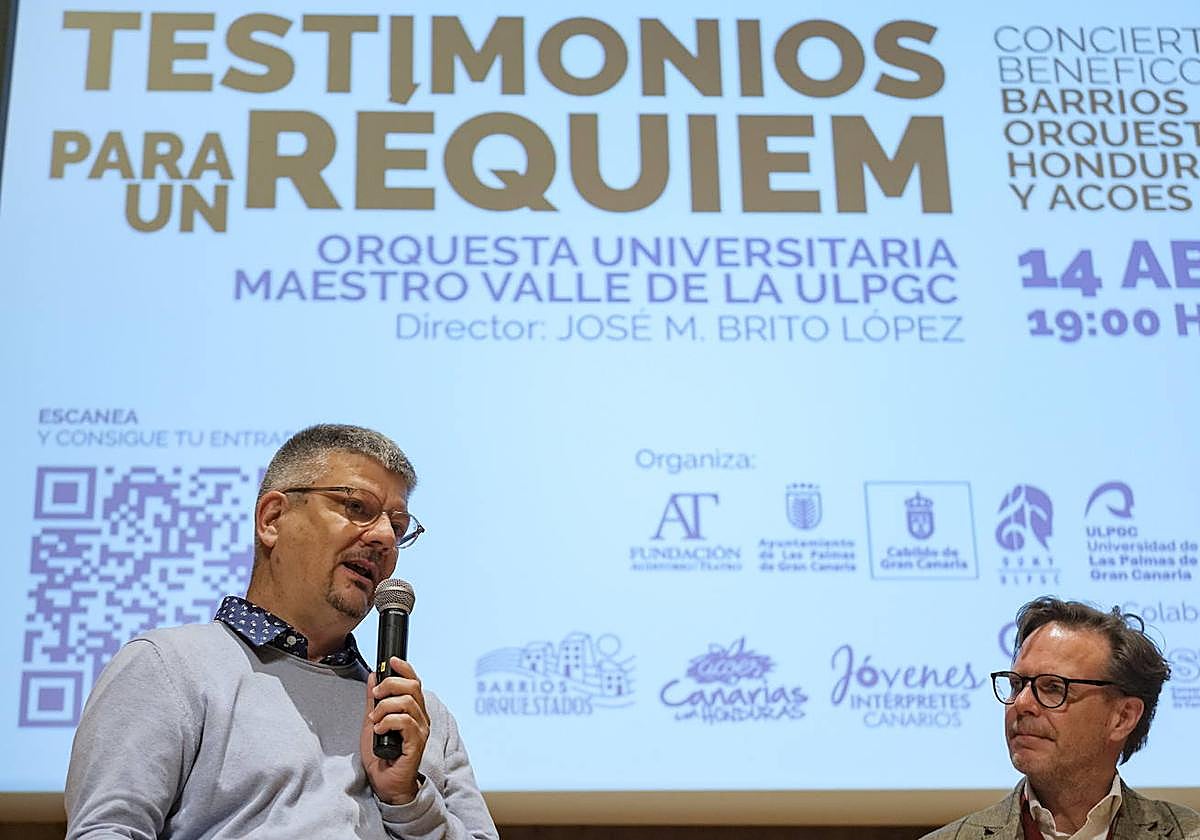 José Brito y Tilman Kuttenkeuler, en la presentación de este martes.