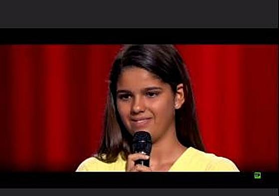 Nadia González en La Voz Kids.