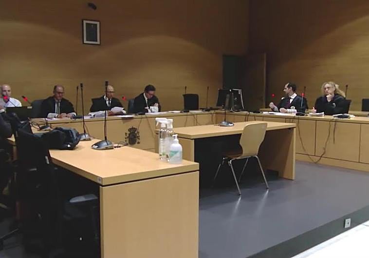 Un momento del juicio celebrado este miércoles.