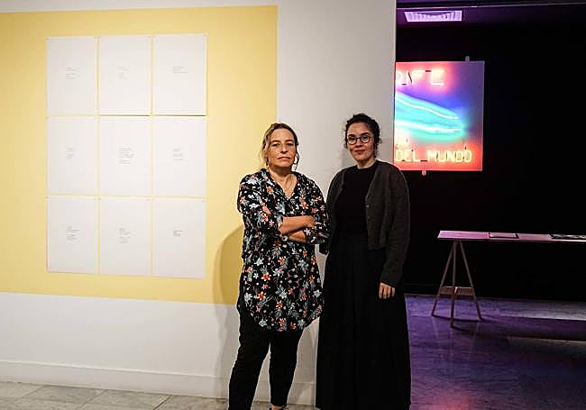 Lola Barrena y Dalia de la Rosa, este jueves, en La Regenta.