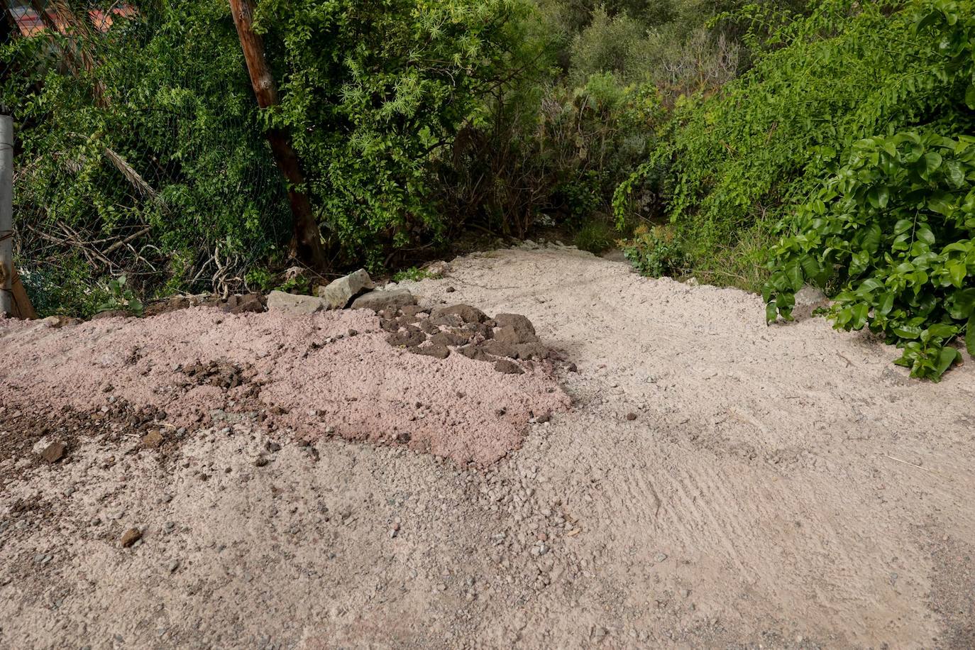 Los vecinos de Siete Puertas alzan su voz por el deterioro de los accesos