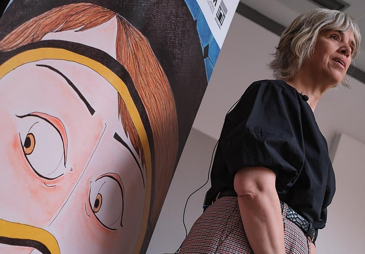 La artista bilbaína Silvia Sánchez.