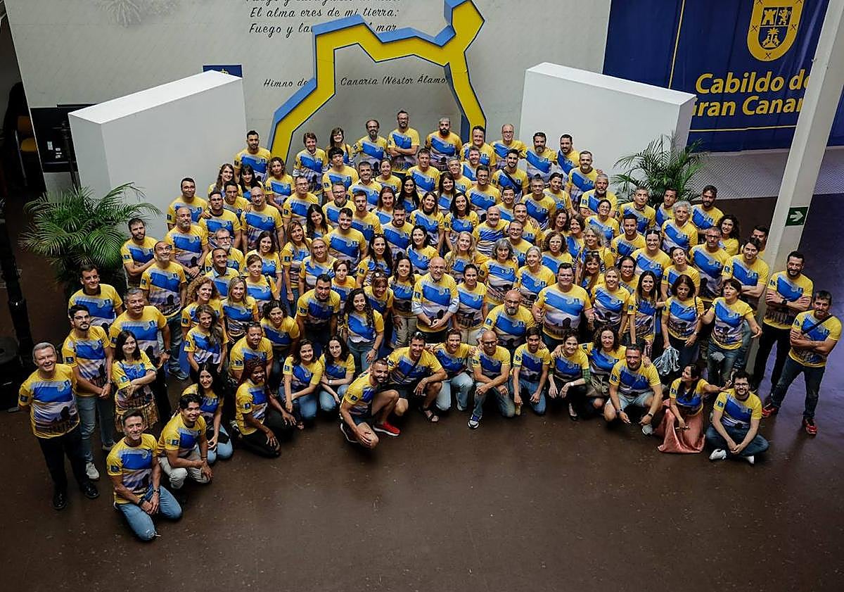 Imagen principal - El Cabildo de Gran Canaria ya se prepara para una «histórica» CANARIAS7 Carrera de las Empresas