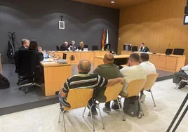 Imagen del juicio celebrado este miércoles en la Audiencia de Las Palmas.