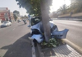 Imagen del accidente.