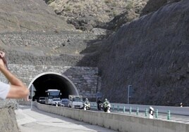 Imagen de la apertura de los túneles de Faneque.