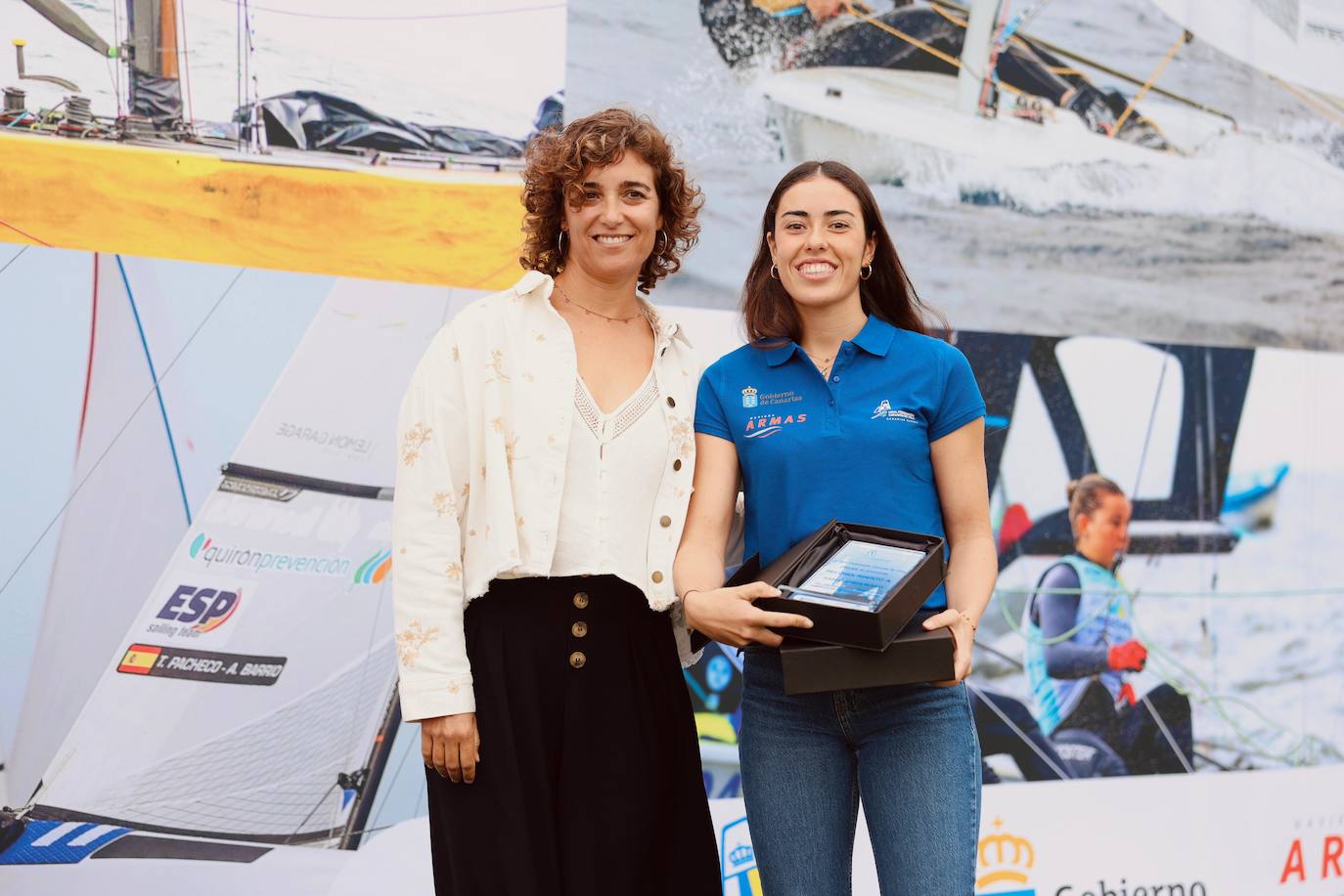 Imagen principal - La vela canaria celebra los 64 podios nacionales e internacionales de 2023