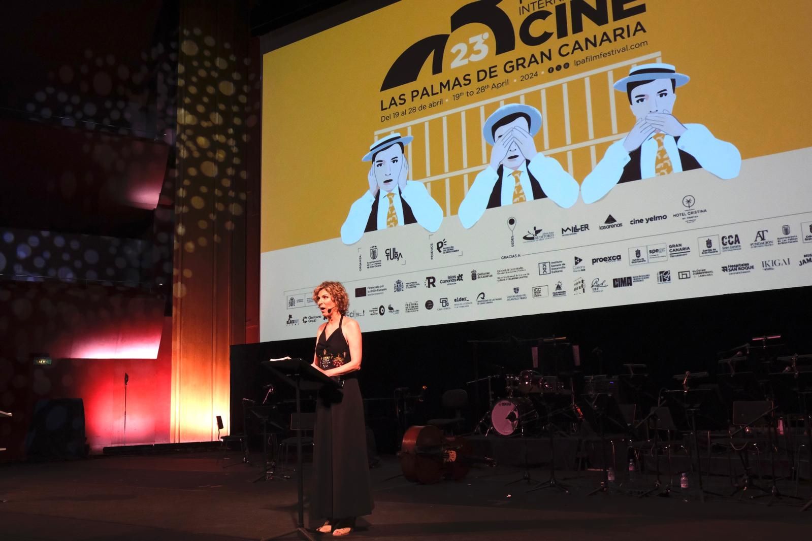 El acto de apertura del Festival Internacional de cine de Las Palmas de Gran Canaria, en imágenes