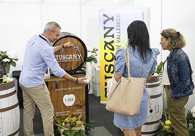 Hasta cinco sidrerías de Valleseco participan en la edición de este año.