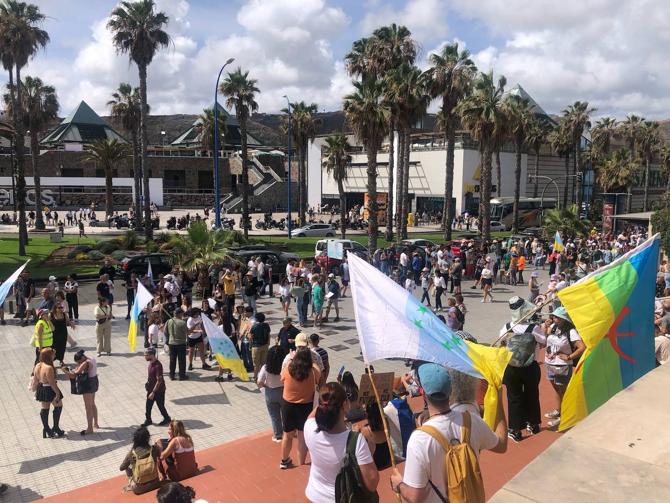 Explanada en la capital grancanaria.