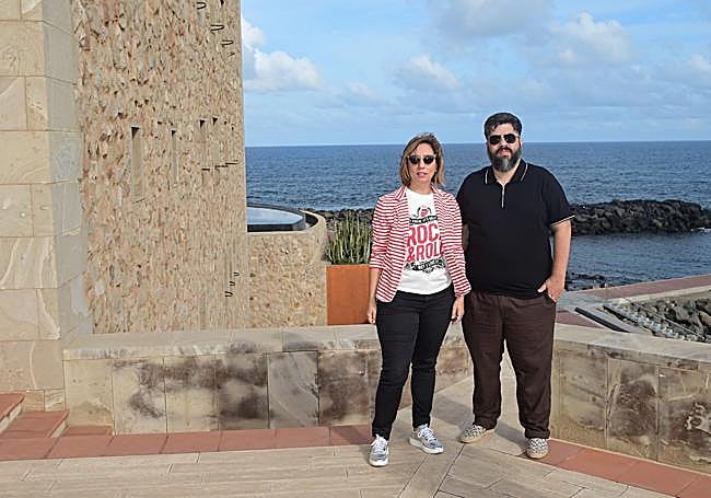 Domingo J. González, este sábado, en el festival.