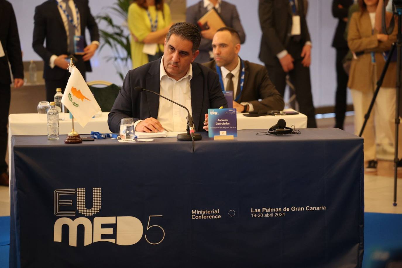 Las imágenes de los ministros del Interior y Migración en Las Palmas de Gran Canaria