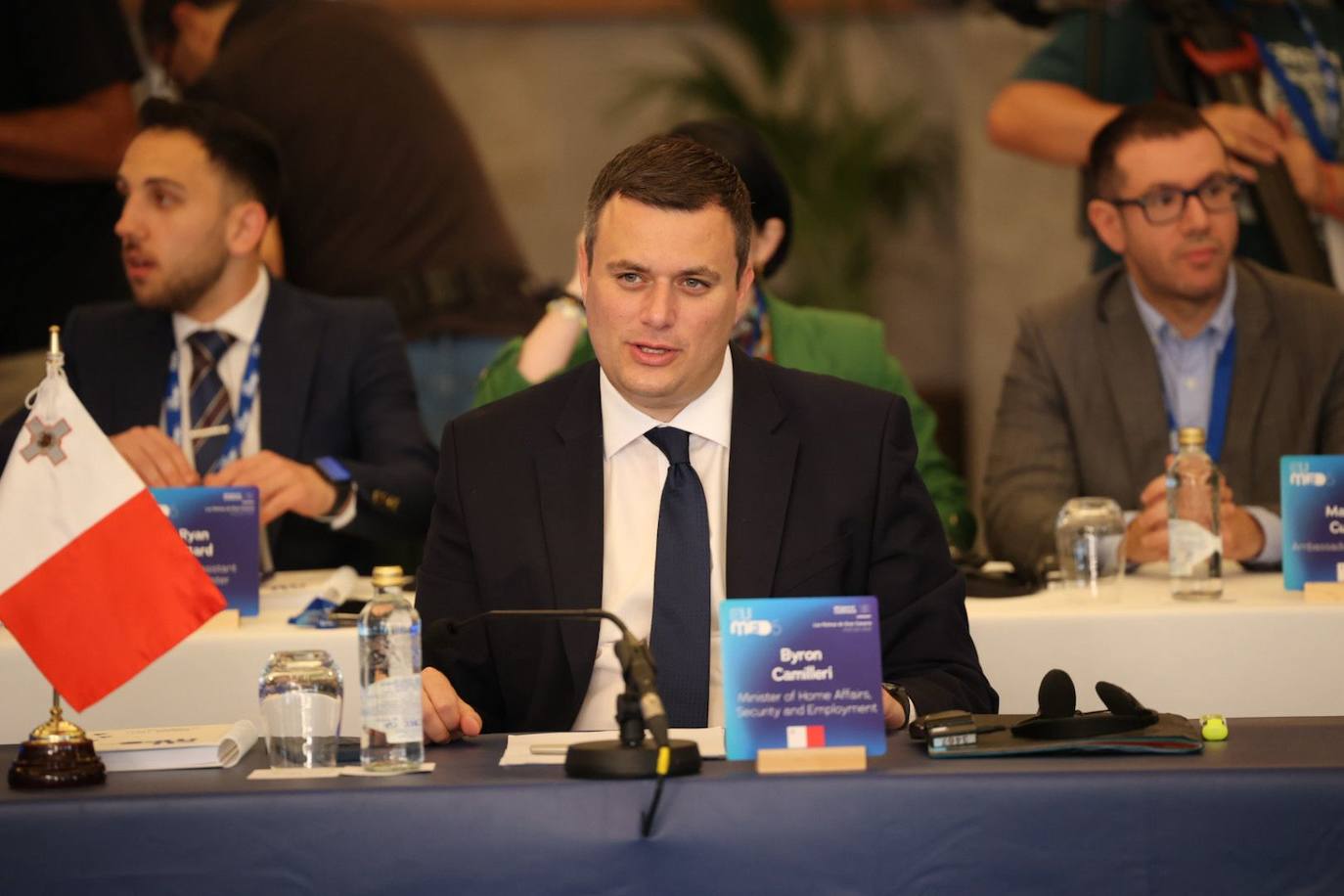 Las imágenes de los ministros del Interior y Migración en Las Palmas de Gran Canaria