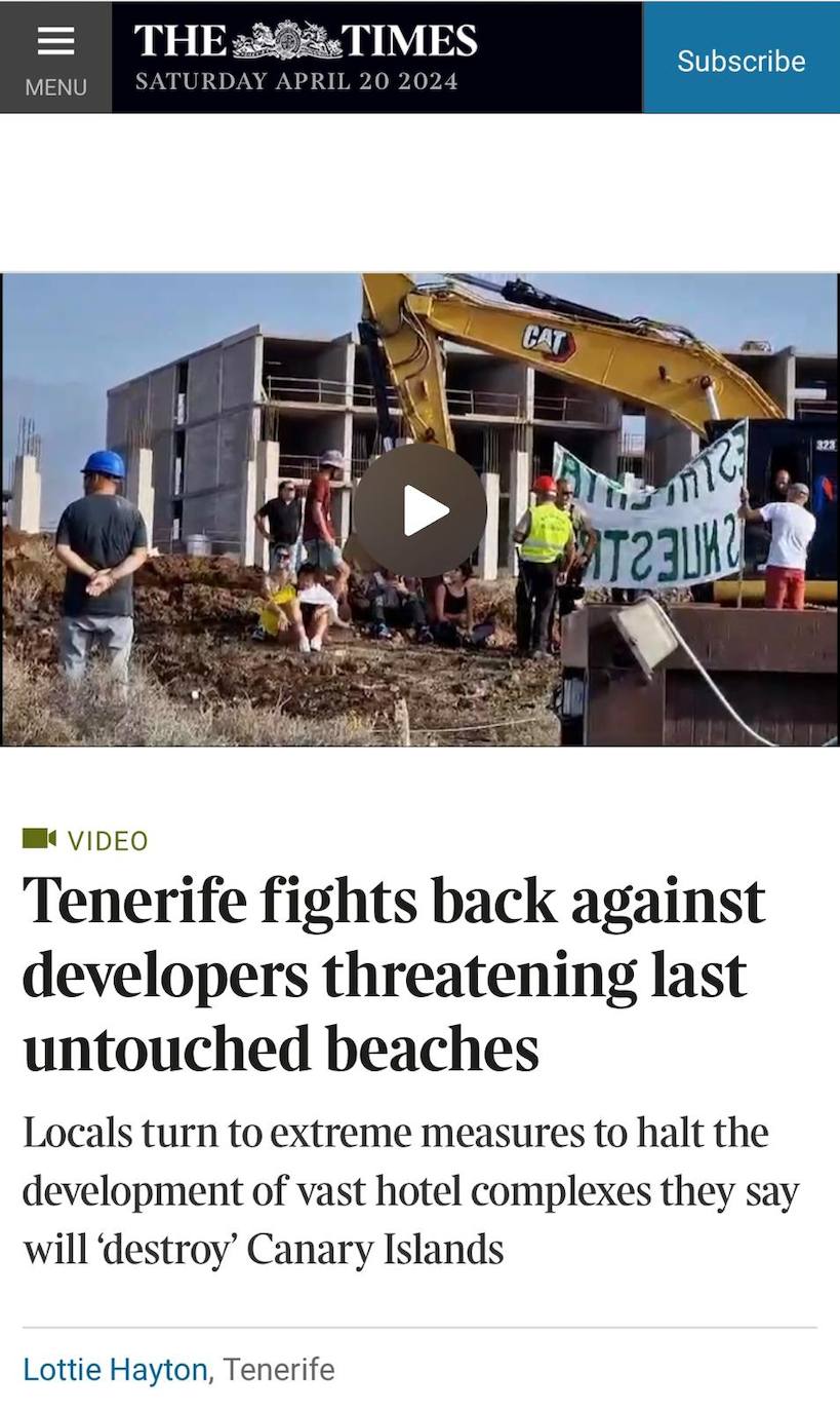 Imagen secundaria 2 - Las movilizaciones del 20A por el modelo turístico llegan a Reino Unido, Alemania e Italia