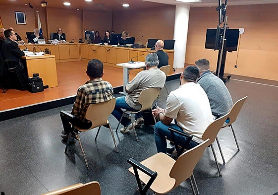 Encausados que el martes sí reconocieron el asalto a la casa de La Florida.