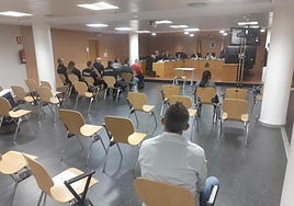 Procesados en la vista que ha quedado vista para sentencia.