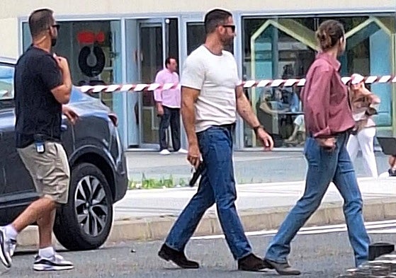 Miguel Ángel Silvestre, avistado en el barrio de La Minilla.