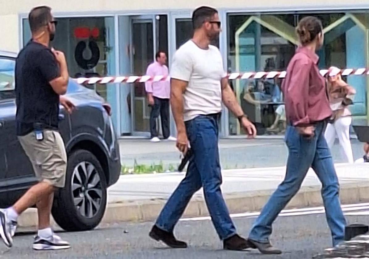 Miguel Ángel Silvestre, avistado en el barrio de La Minilla.