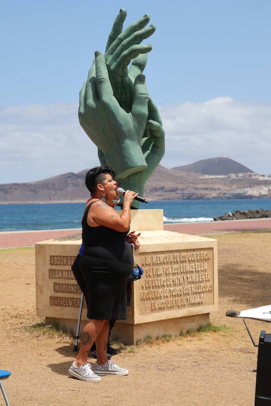 Homenaje a los fallecidos en la tragedia de El Rincón