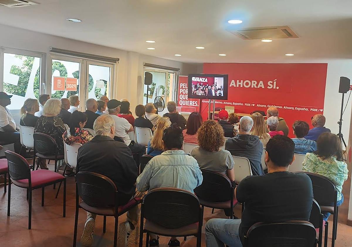 El PSOE canario muestra su apoyo a Sánchez desde la capital grancanaria