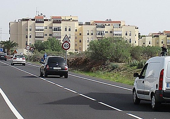 Zona donde ocurrió el accidente.