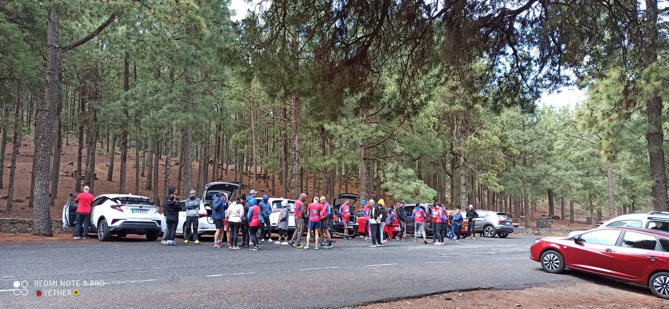 El viaje de Agustín hasta la Ventana del Nublo, en imágenes
