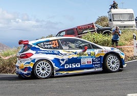 Enrique Cruz, en acción.