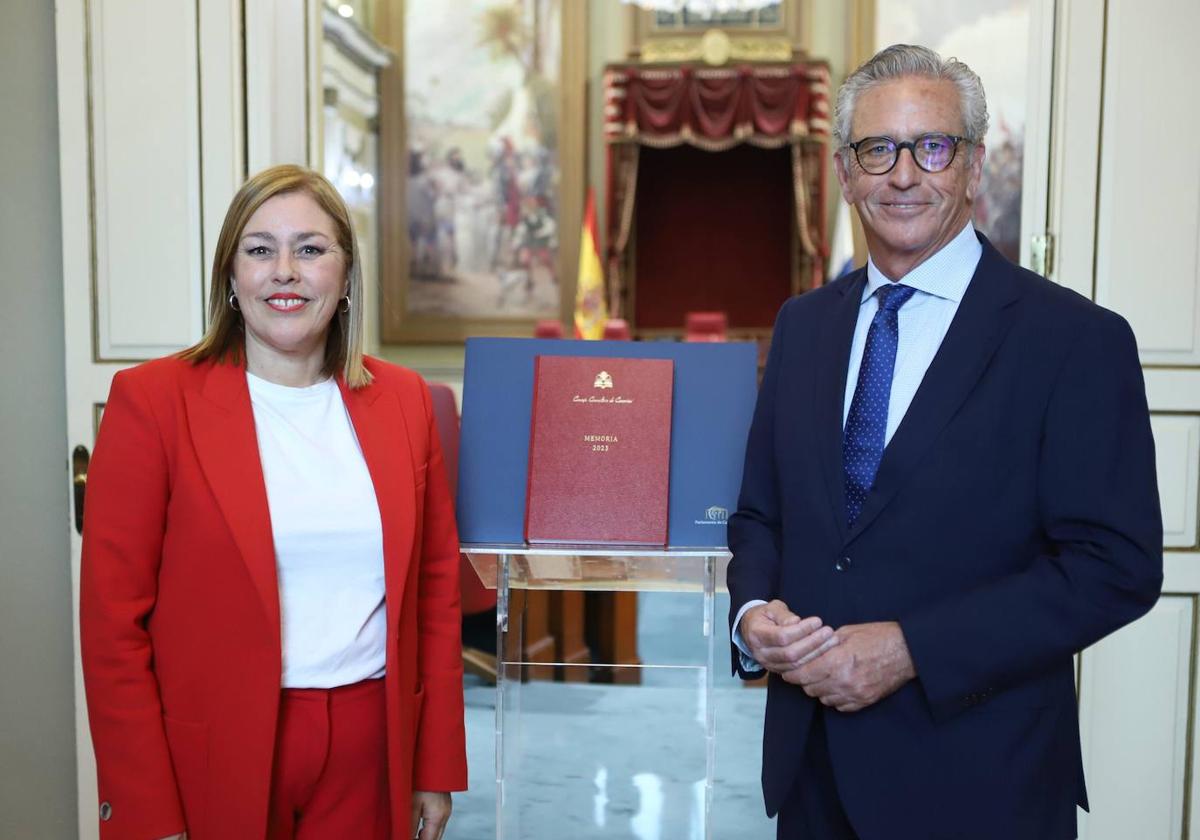Astrid Pérez y Pablo Matos.